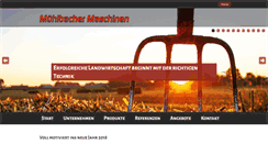 Desktop Screenshot of muehlbacher-maschinen.at